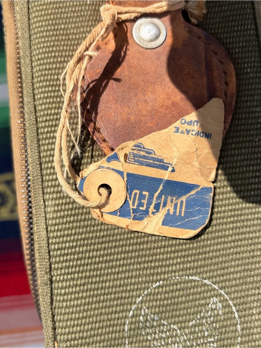 WWII B4 USAF officer garmet bag